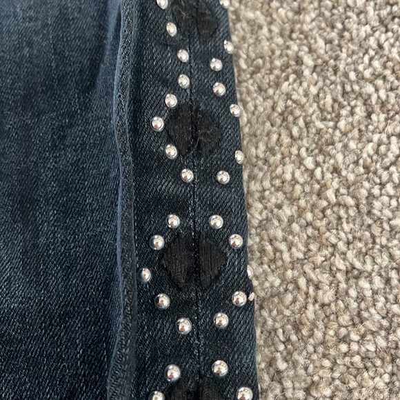 Rock & Roll Cowgirl Embellished skinny Jeans. Size 29 mid rise skinny. - Picture 4 of 7